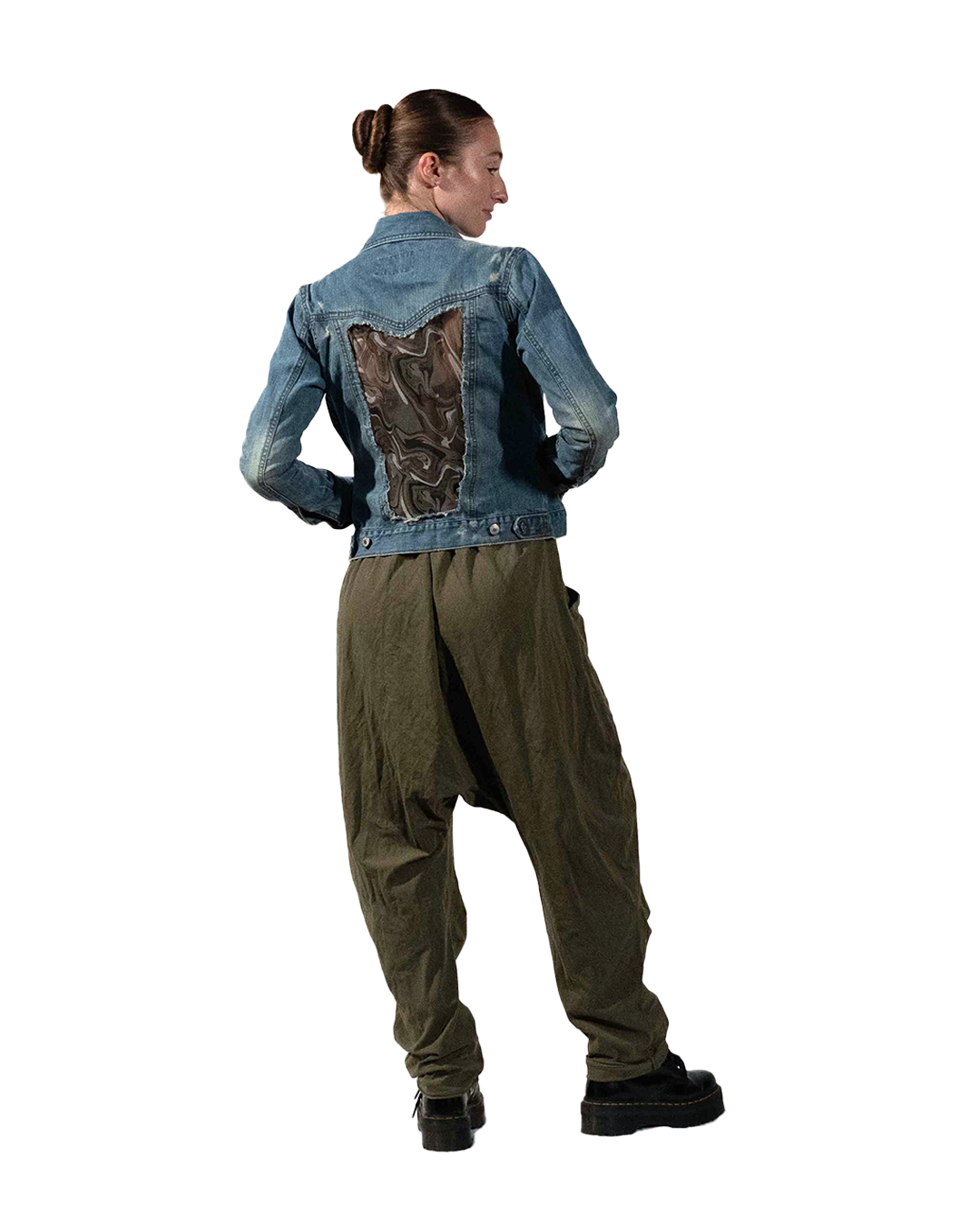 Army Cloud Denim Jacket