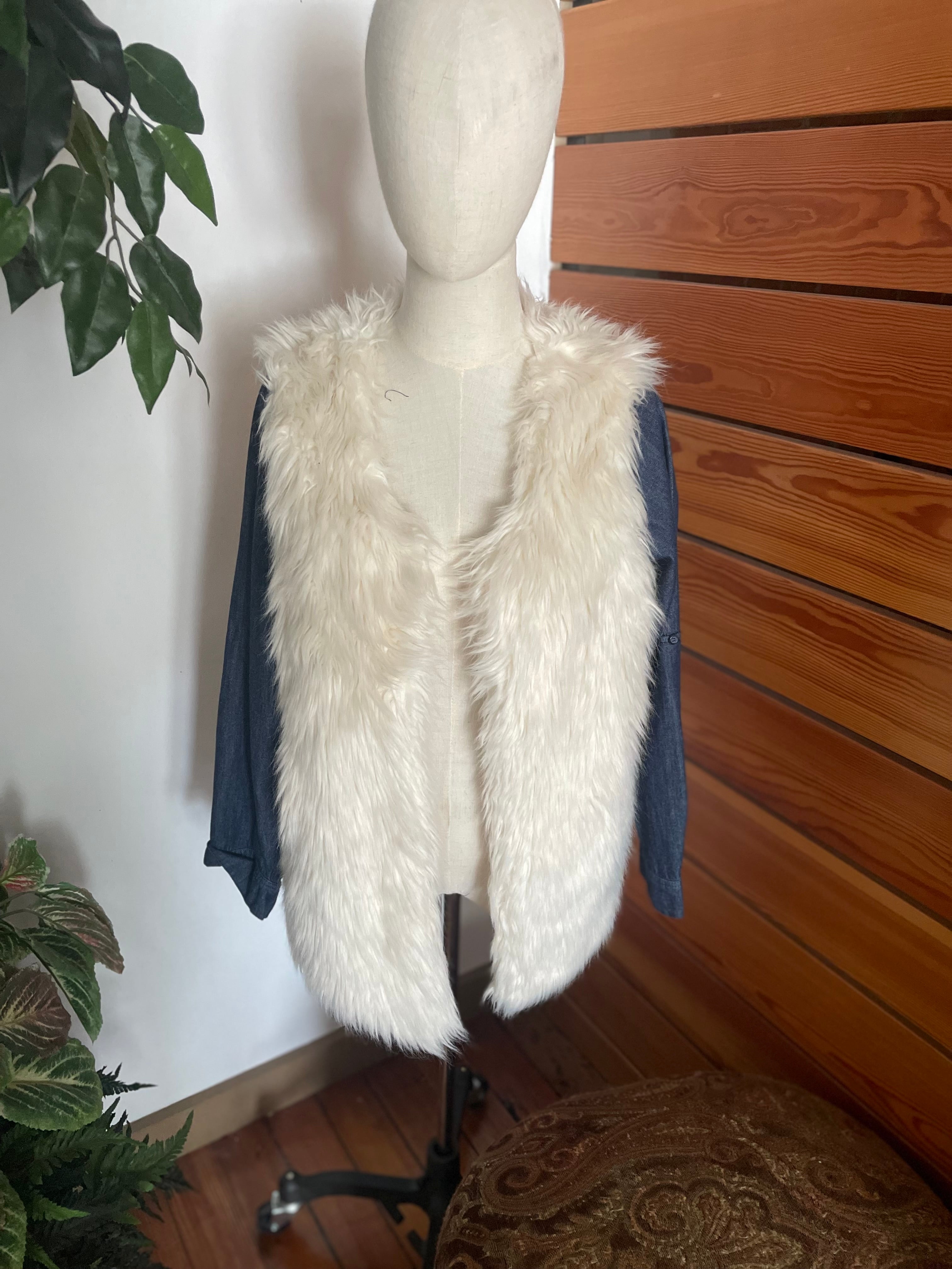Denim Jacket w/Fur