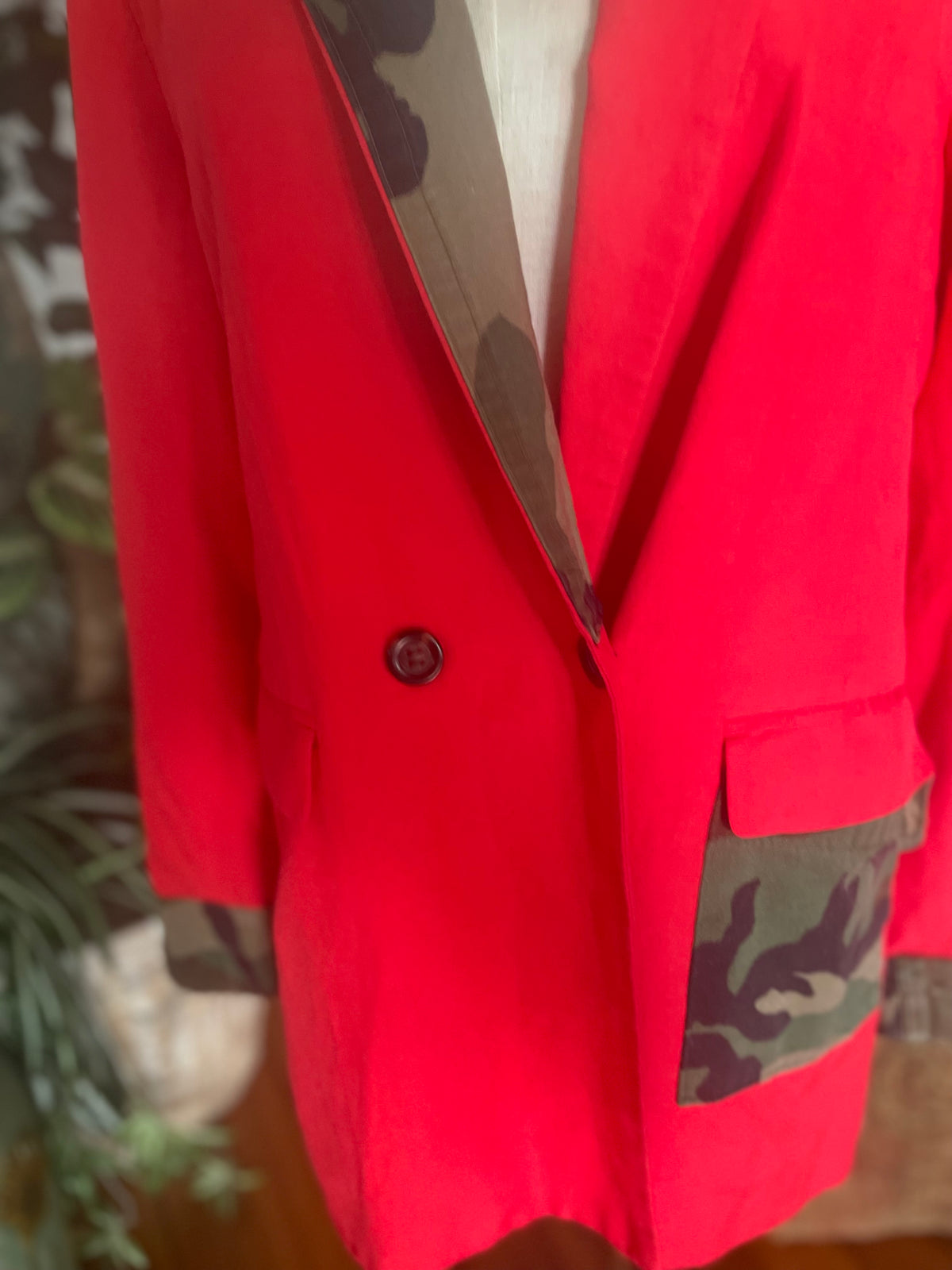 Army Red Blazer