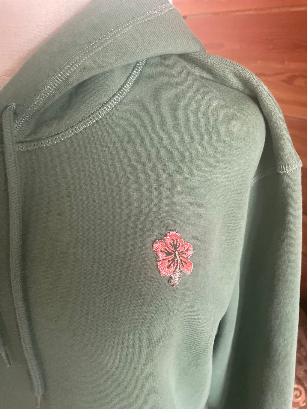 Sage Floral Sweater