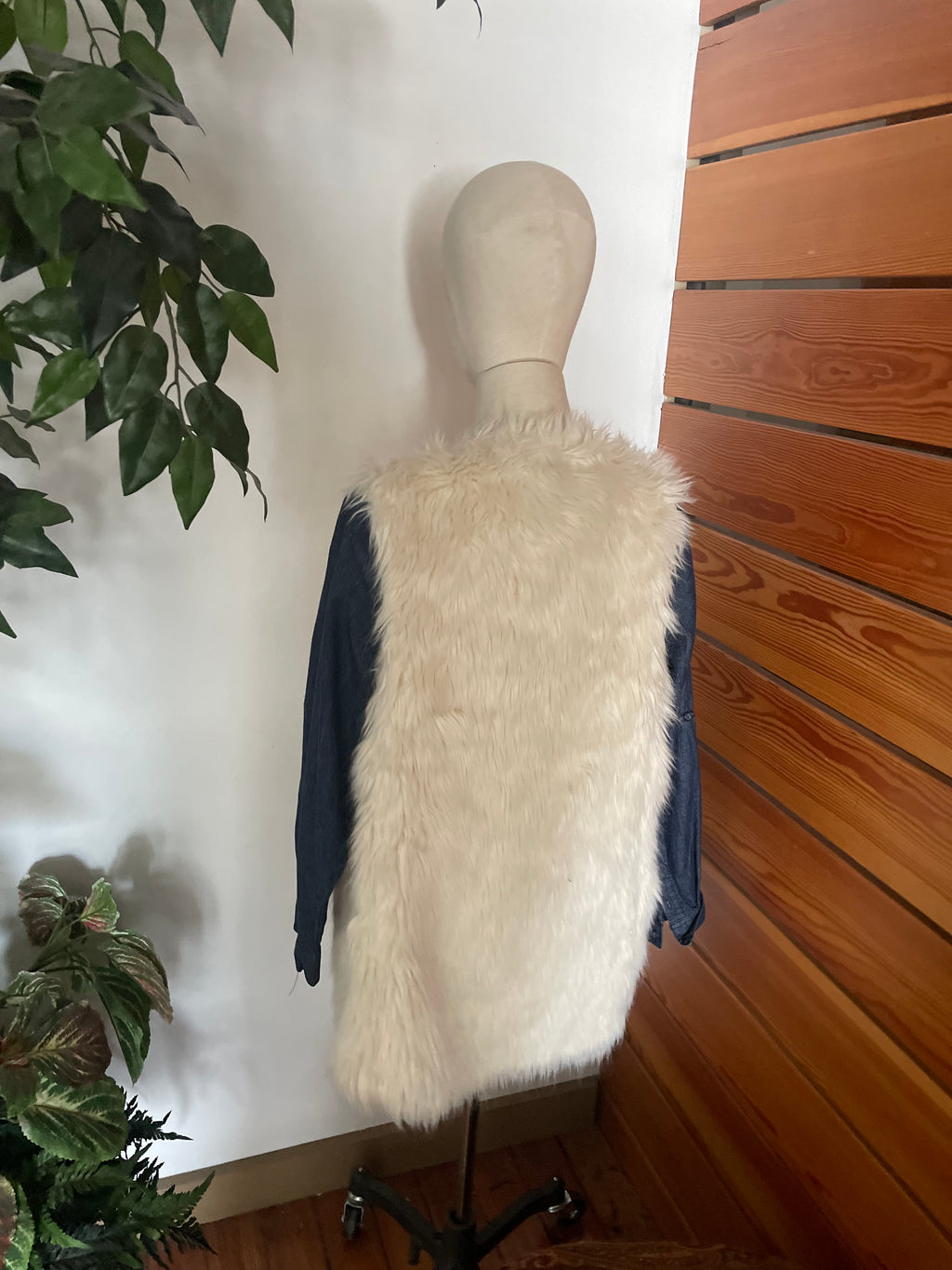 Denim Jacket w/Fur