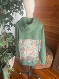 Sage Floral Sweater