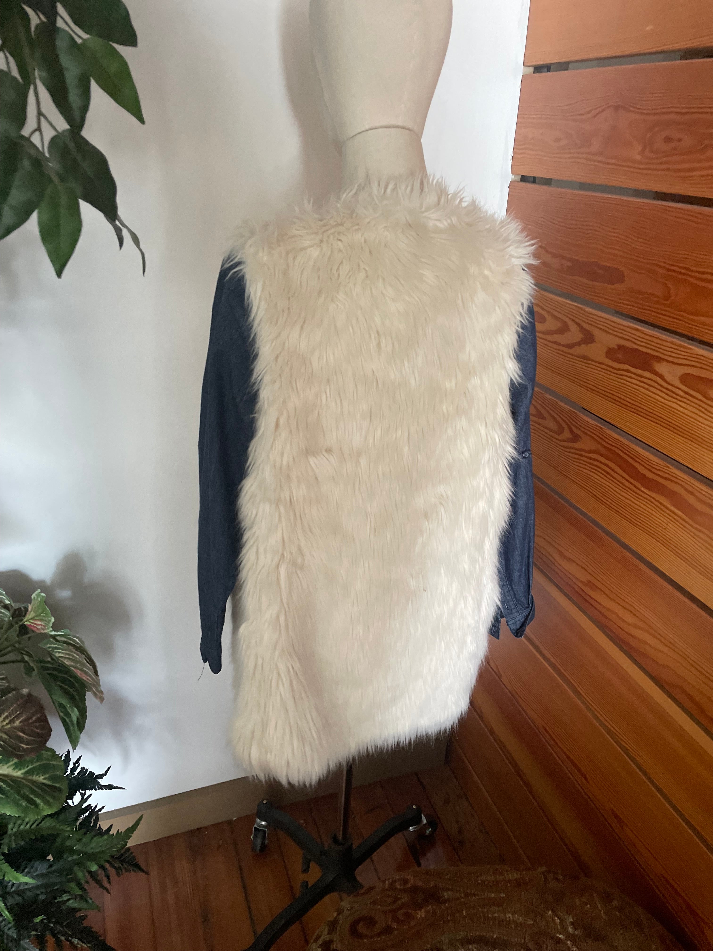 Denim Jacket w/Fur